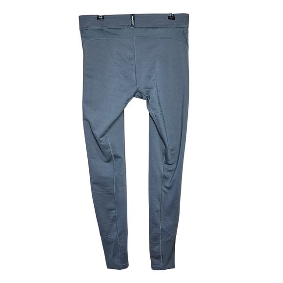 Nike Pro Training Tights Mens Medium Dri-fit 3/4 length green/gray base layer - Picture 2 of 6